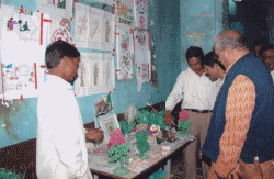 Child labourer handicraft exhibition